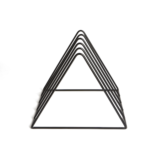 Vinyl record stand MJI Audio Vinyl Records Holder R25A Black - img.4