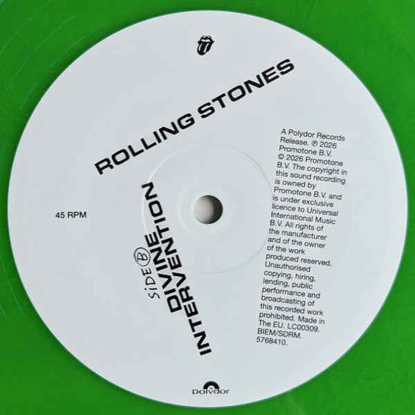 Vinyl Record Rolling Stones - Jealous Lover (10, 45 RPM, Single, Green) LP - img.4