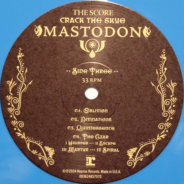 Vinyl Record Mastodon – Crack The Skye (Sky Blue, 15th Anniversary) - 2LP - img.9