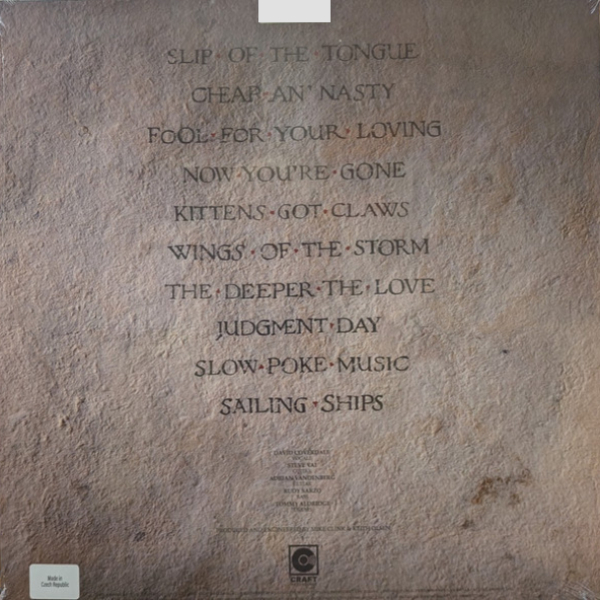 Vinyl Record Whitesnake - Slip Of The Tongue LP - img.2