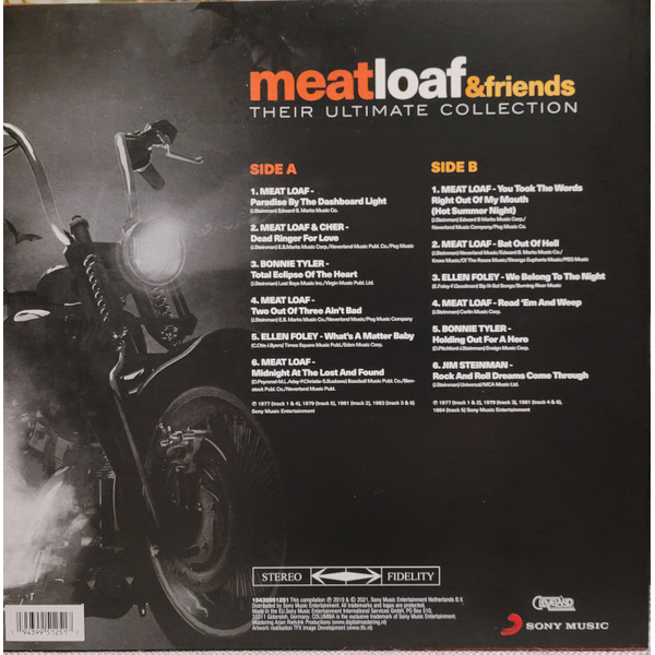 Vinyl Record Meatloaf & Friends - Their Ultimate Collection Limited Edition Red Vinyl LP - img.1