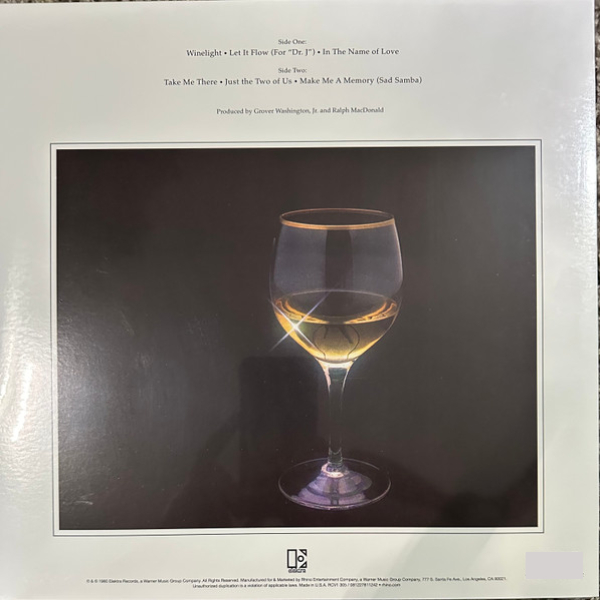 Vinyl Record Grover Washington, Jr. – Winelight (coloured) LP - img.3