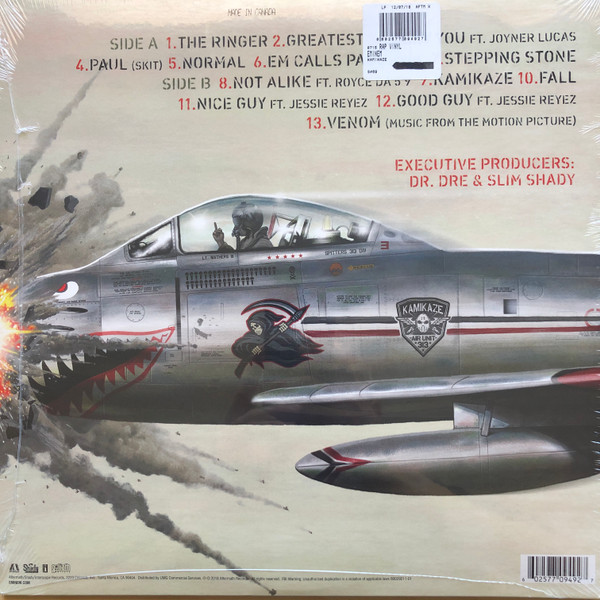 Vinyl Record Eminem – Kamikaze (Coloured Green) LP - img.1