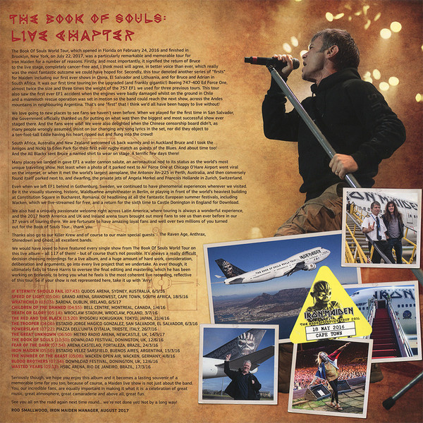 Vinyl Record Iron Maiden - The Book Of Souls: Live Chapter - img.3