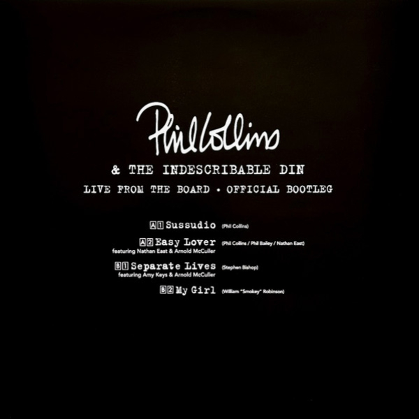 Vinyl Record Phil Collins – Live From The Board - Official Bootleg LP - img.1