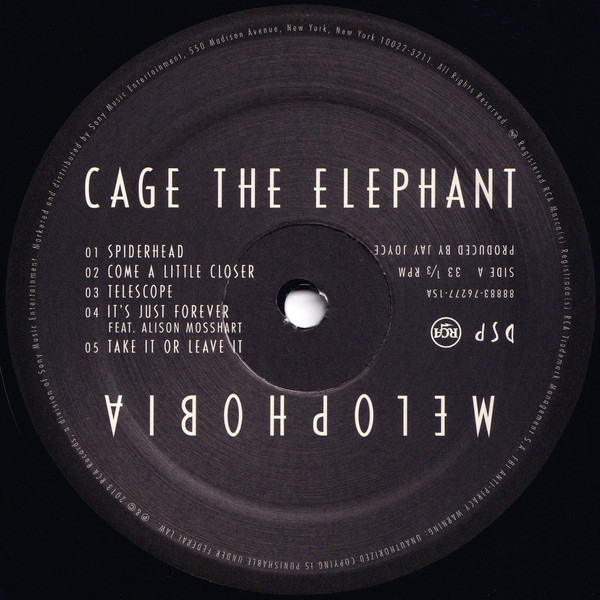 Vinyl Record Cage The Elephant - Melophobia LP - img.3