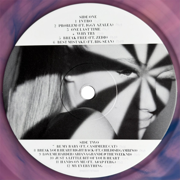 Vinyl Record Ariana Grande - My Everything (Lavender With Blue Marble) LP - img.6