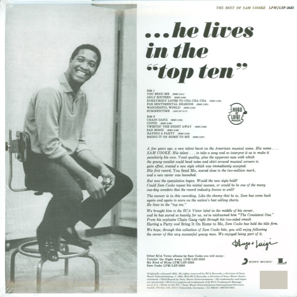 Vinyl Record Sam Cooke - The Best Of LP - img.1
