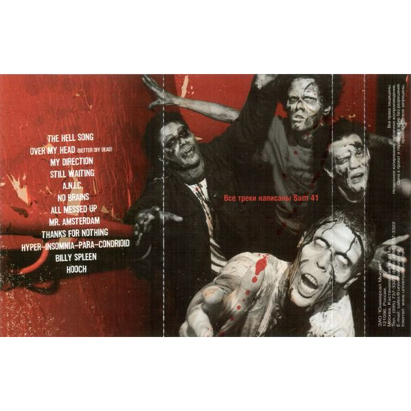 Сassette Tape Sum 41 - Does This Look Infected? - img.2