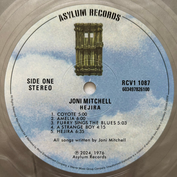 Vinyl Record Joni Mitchell - Hejira (Silver) LP - img.3