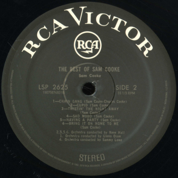 Vinyl Record Sam Cooke - The Best Of LP - img.3