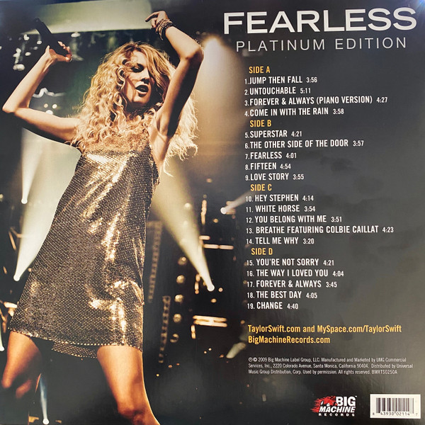Vinyl Record Taylor Swift - Fearless (Platinum Edition) - 2LP - img.1