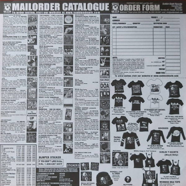 Vinyl Record D.O.A. - Something Better Change LP - img.5