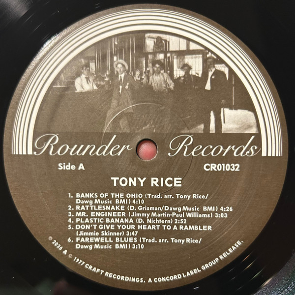 Vinyl Record Tony Rice - Tony Rice LP - img.3