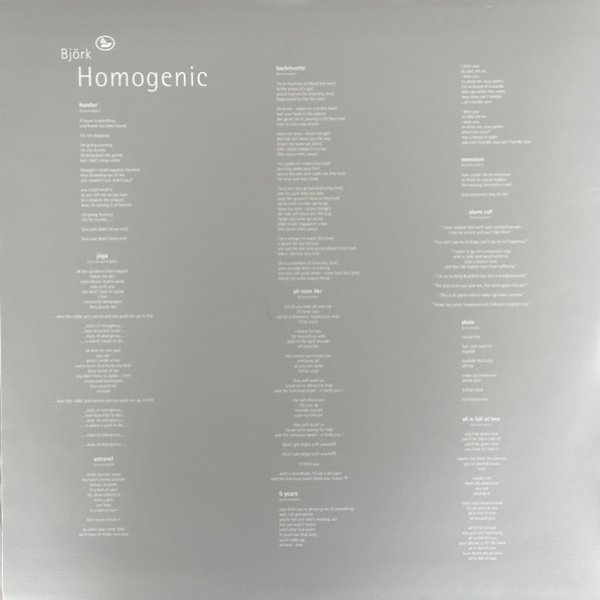 Vinyl Record Bjork – Homogenic LP - img.2