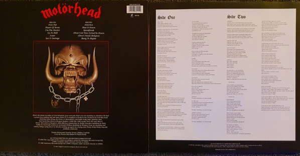 Vinyl Record Motorhead – Iron Fist - Deluxe 3LP - img.2