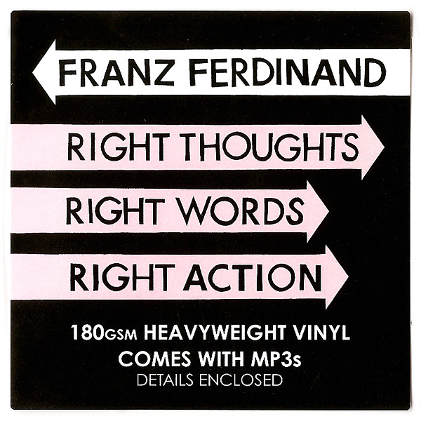 Vinyl Record Franz Ferdinand - Right Thoughts, Right Words, Right Action - (180g) LP - img.6