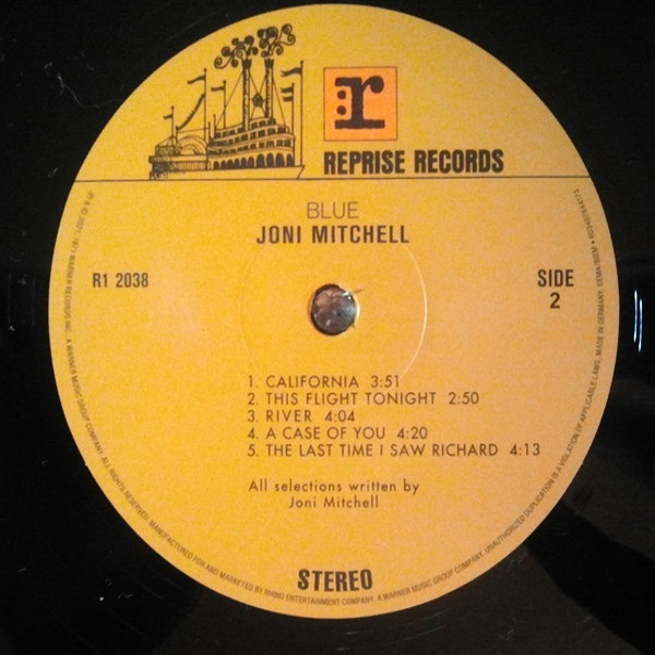 Vinyl Record Joni Mitchell - Blue LP - img.5