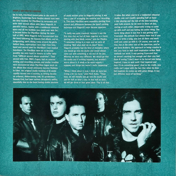 Vinyl Record Marillion – Holidays In Eden (Deluxe Edition) - 3LP - img.3