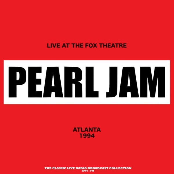 Vinyl Record Pearl Jam – Live At The Fox Theatre (Atlanta 1994) (Marble) LP - img.0