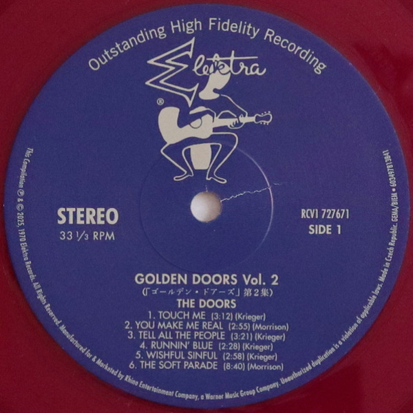 Vinyl Record The Doors – Golden Doors Vol. 2 (coloured) LP - img.4