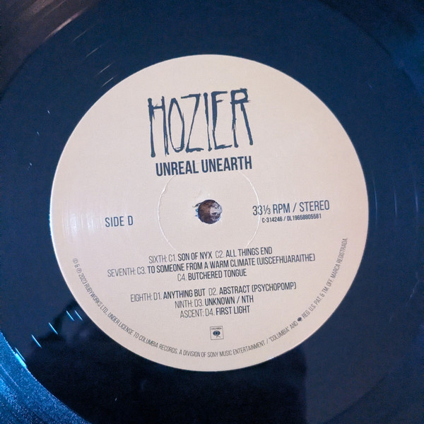 Vinyl Record Hozier - Unreal Unearth 2LP - img.4
