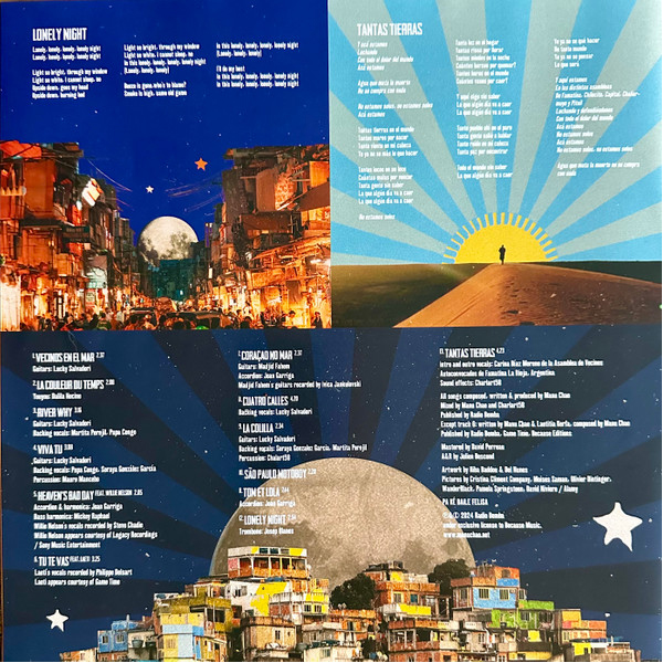 Vinyl Record Manu Chao - Viva Tu - Limited Edition Blue Vinyl LP - img.5