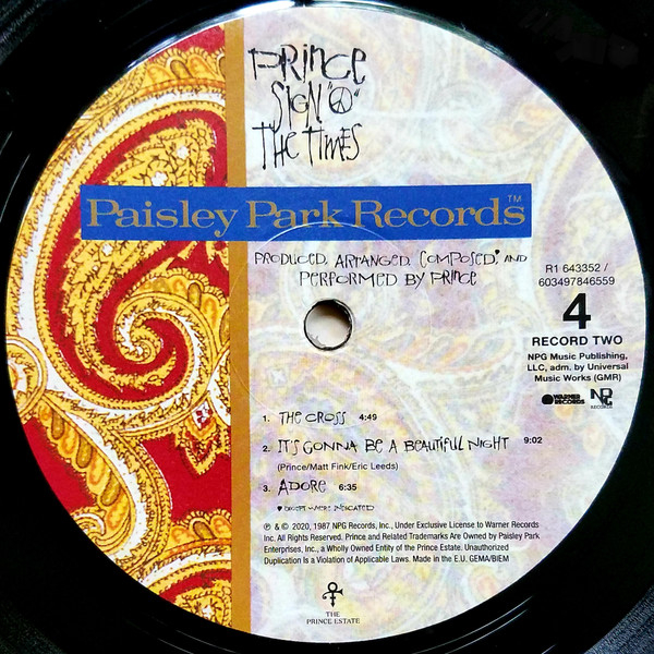 Box set Prince - Sign O' The Times (Deluxe Edition, Box set) - 4LP - img.16