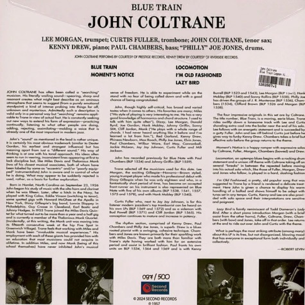 Vinyl Record John Coltrane - Blue Train (Lagoon) LP - img.4