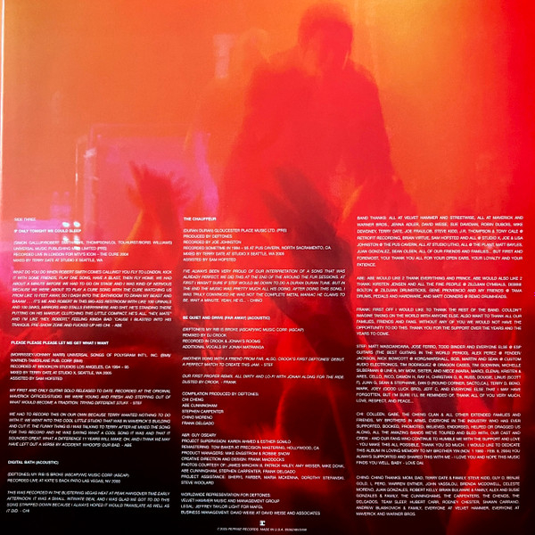 Vinyl Record Deftones – B-Sides & Rarities - 2LP - img.3