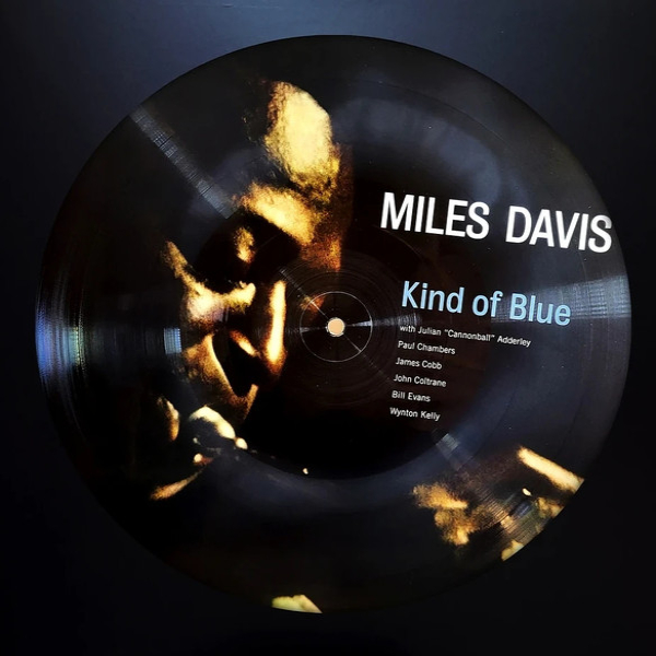 Vinyl Record Miles Davis – Kind of Blue (Clear & White Splatter) LP - img.1