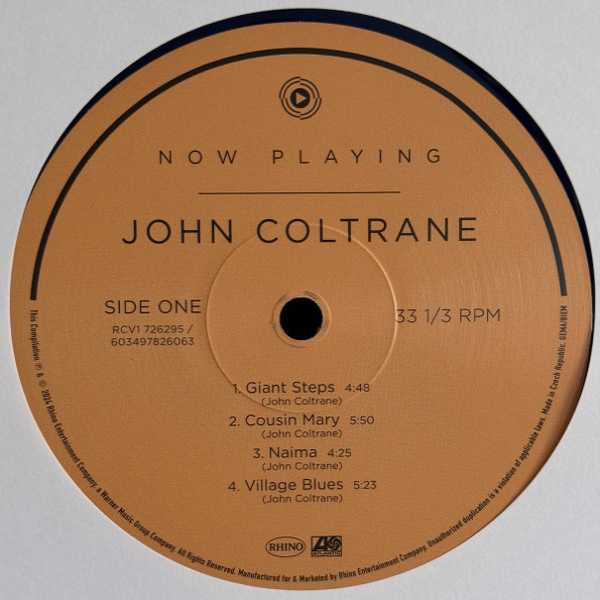 Vinyl Record John Coltrane - Now Playing (coloured) LP - img.3