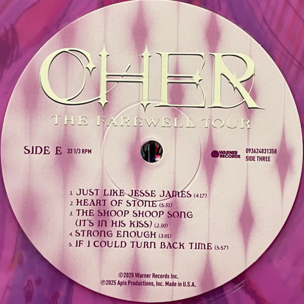Vinyl Record Cher - The Farewell Tour (Pink & Purple) - 2LP - img.10