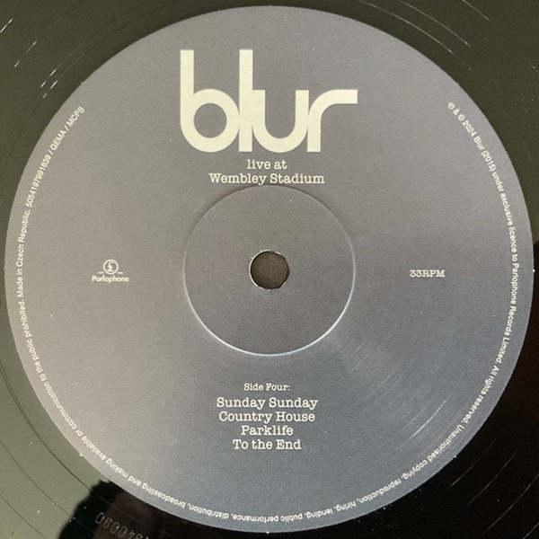 Vinyl Record Blur – Live At Wembley Stadium - 3LP - img.17