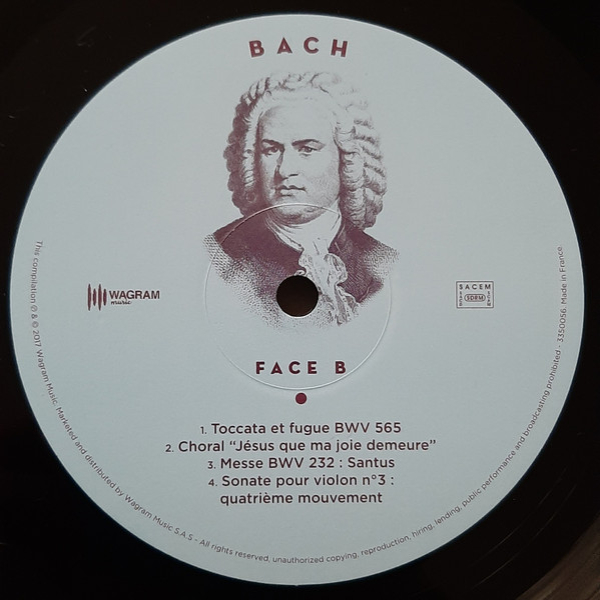 Vinyl Record Jean Sebastien Bach - The Masterpieces Of Johann-Sebastian Bach LP - img.3