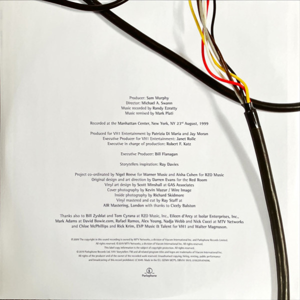 Vinyl Record David Bowie – VH1 Storytellers - 2LP - img.4