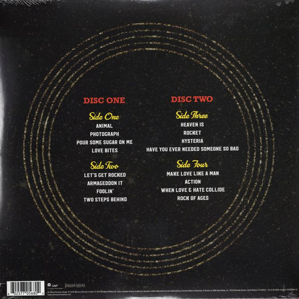 Vinyl Record Def Leppard – The Story So Far: The Best Of - 2LP - img.1