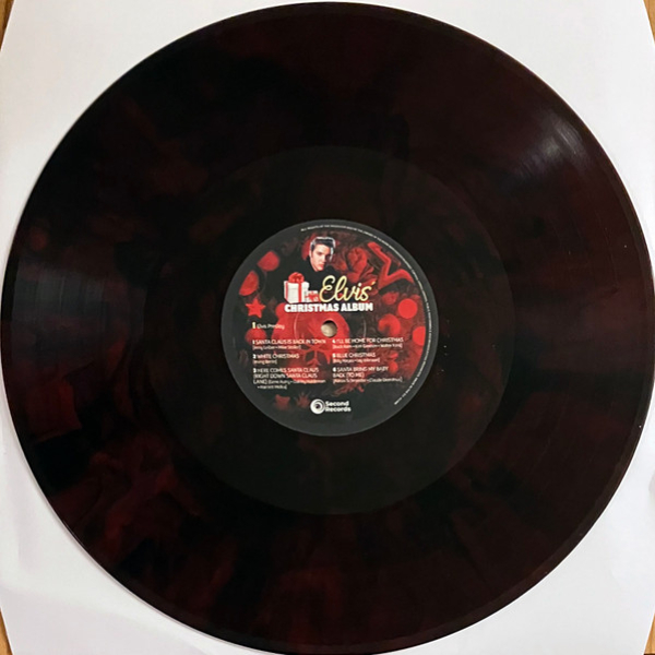 Vinyl Record Elvis Presley – Elvis Christmas Album (Red Marble) LP - img.3