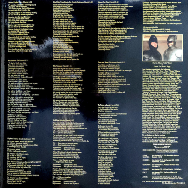 Vinyl Record Iron Maiden – Piece Of Mind LP - img.1