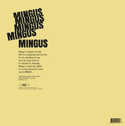 Vinyl Record Charles Mingus - Mingus Mingus Mingus Mingus Mingus LP - img.1
