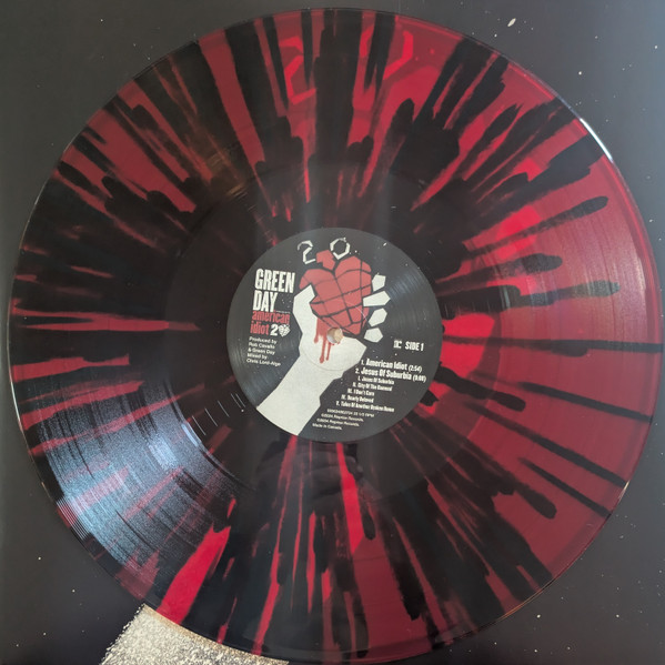 Vinyl Record Green Day – American Idiot 20 - Red & Black Splatter 2LP - img.2