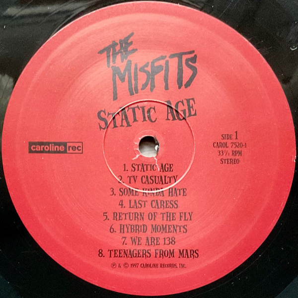Vinyl Record The Misfits - Static Age LP - img.2