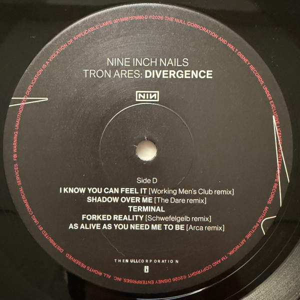 Vinyl Record Nine Inch Nails - Tron Ares: Divergence - 2LP - img.8