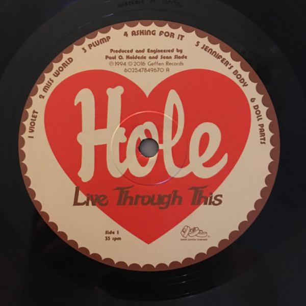 Vinyl Record Hole - Live Through This LP - img.2