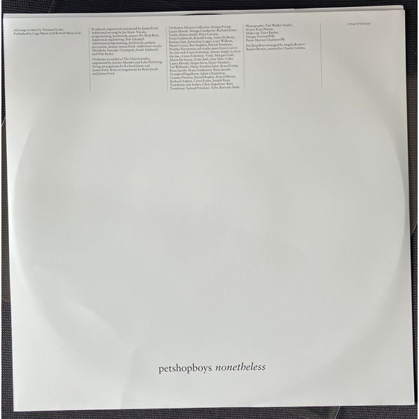 Vinyl Record Pet Shop Boys – Nonetheless LP - img.3