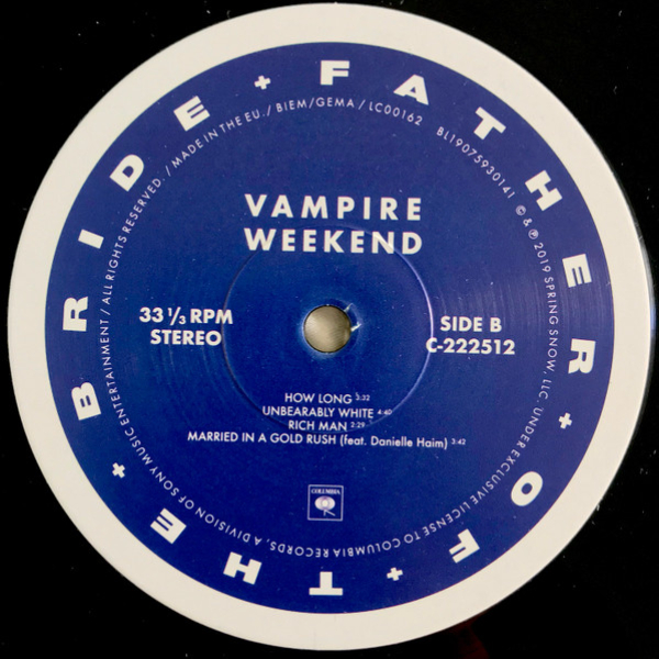 Vinyl Record Vampire Weekend - Father Of The Bride - 2LP - img.3