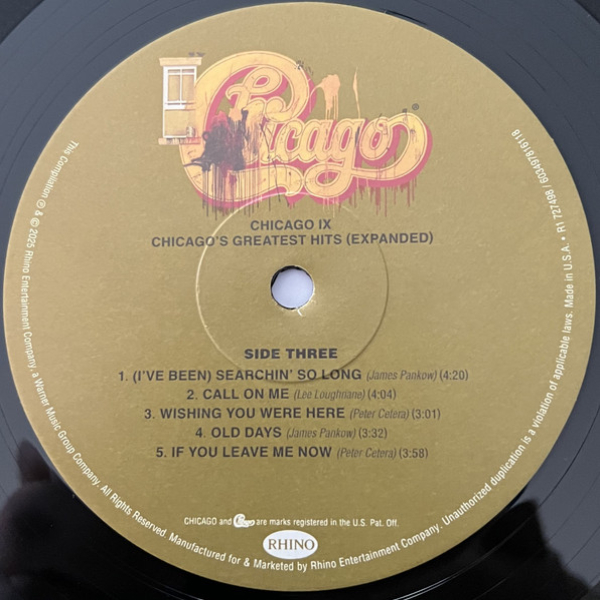 Vinyl Record Chicago – Chicago IX 50th Anniversary Expanded Greatest Hits - 2LP - img.6