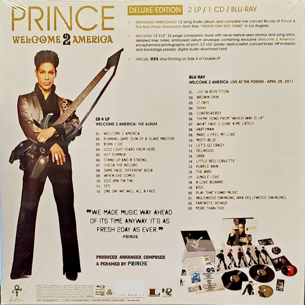 Box set Prince – Welcome 2 America (Deluxe Edition) - 2LP+CD - img.2