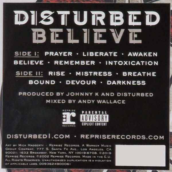 Vinyl Record Disturbed – Believe (Limited Picture Vinyl) LP - img.3