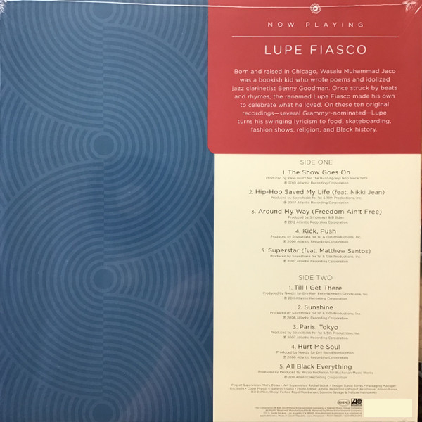 Vinyl Record Lupe Fiasco - Now Playing (Transparent Red) LP - img.2